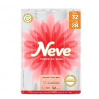 Neve Papel Higiênico Toque De Seda, 32 Rolos na Amazon