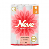 Neve Papel Higiênico Toque De Seda, 32 Rolos na Amazon