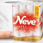 Neve Papel Higiênico Toque de Seda Folha Dupla, 30m na Amazon