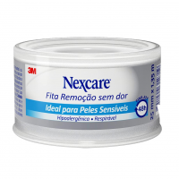 Nexcare, 3M, Fita Adesiva Remoção Sem Dor, Branca, 25mm X 1,35m na Amazon