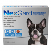 NexGard Antipulgas E Carrapatos Para Cães De 4,1 A 10kg, 1 Tablete na Amazon