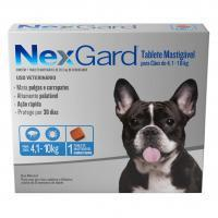 NexGard Antipulgas E Carrapatos Para Cães De 4,1 A 10kg, 1 Tablete na Amazon