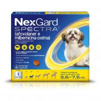 NexGard Spectra Antipulgas E Carrapatos E Vermífugo Para Cães De 3,6 A 7,5kg - 1 Tablete na Amazon
