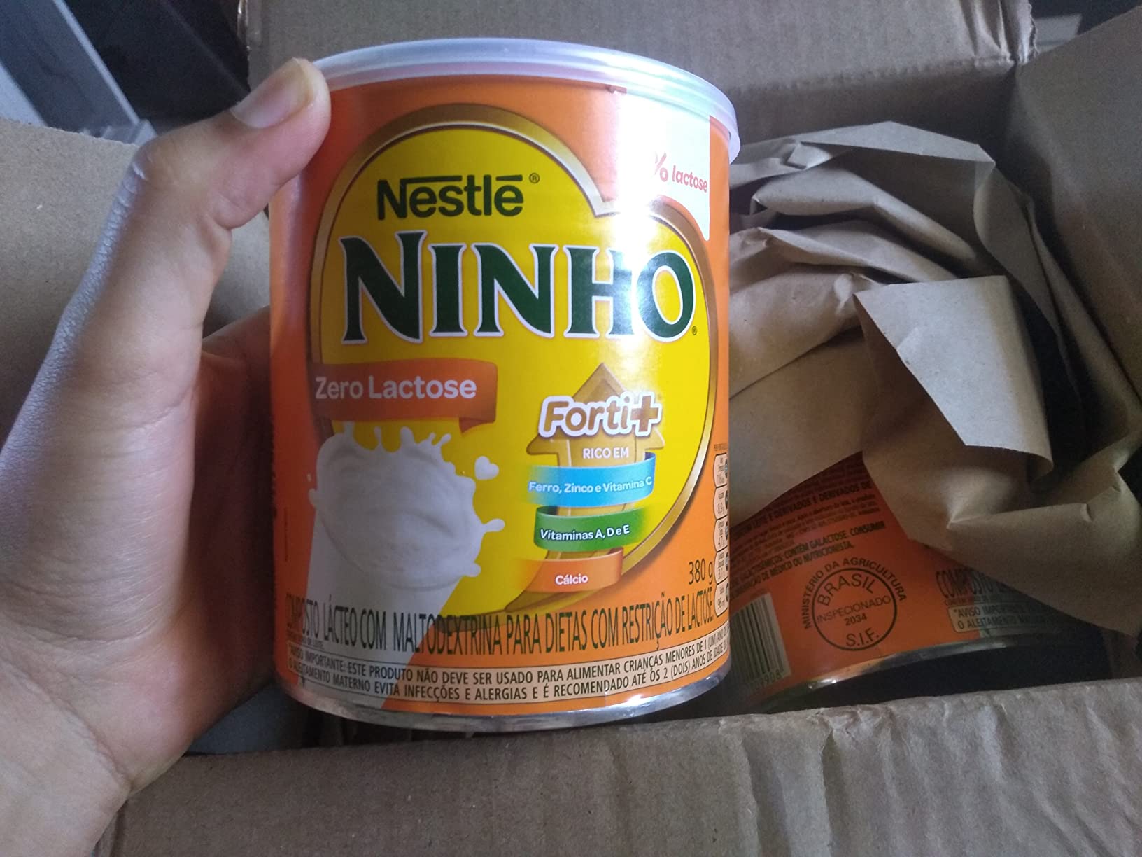 Ninho Nestle Forti+ Zero Lactose 380G na Amazon