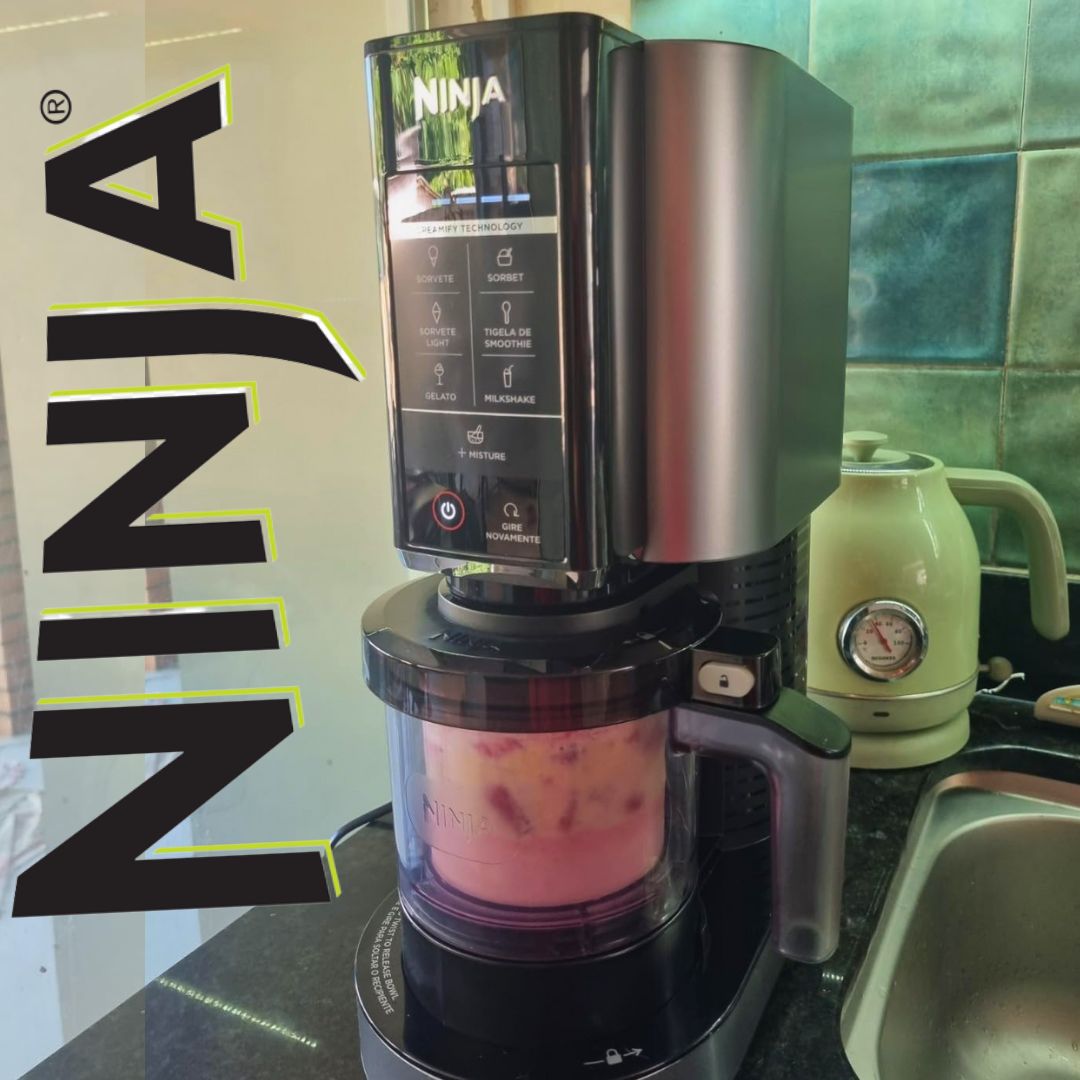 Ninja Creami Sorveteira – Máquina de sobremesa geladas para Gelato, Milkshakes, Sorvetes, Tigelas de Smoothie na Amazon