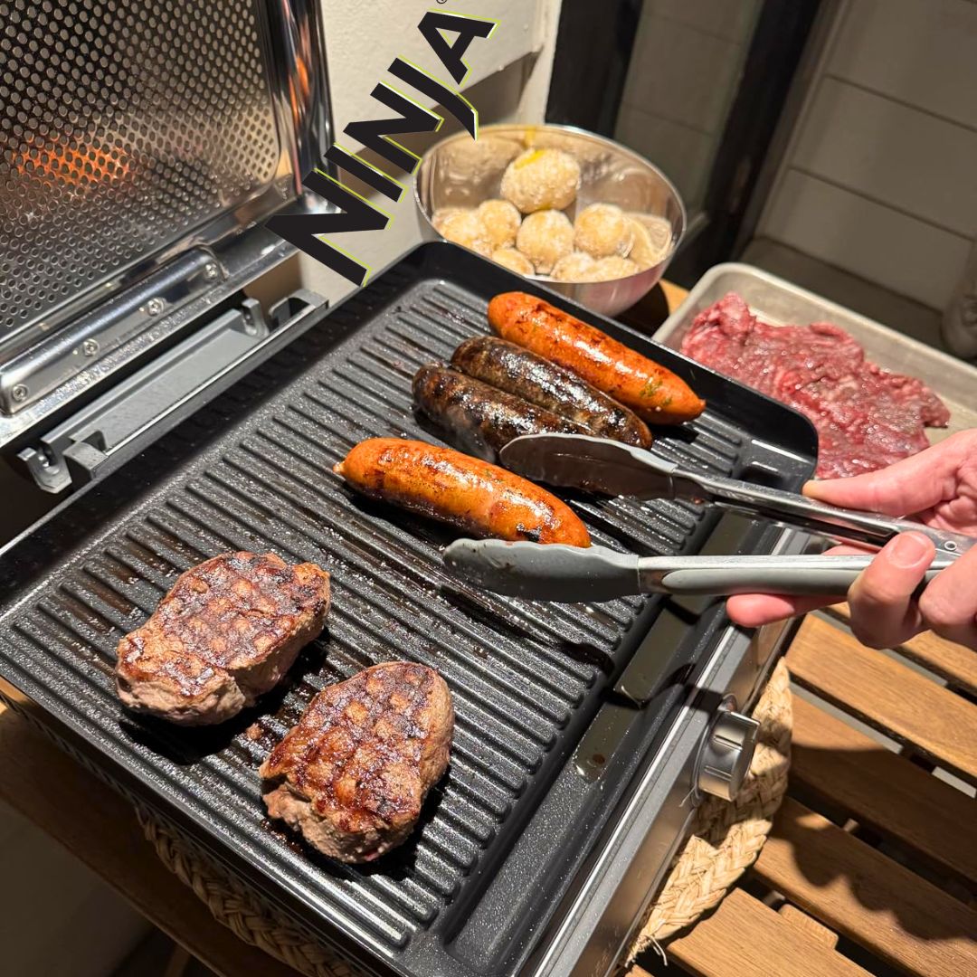 Ninja Sizzle Smokeless Indoor Grill 127V – Sem Fumaça, Antiaderente, Até 260°C, Fácil de Limpar. na Amazon