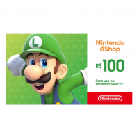 Nintendo - Gift Card Digital 100 Reais na Nuuvem