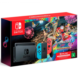 Nintendo Switch Mario Kart 8 Deluxe 32GB + 3 Meses de Nintendo Switch Online na Ponto