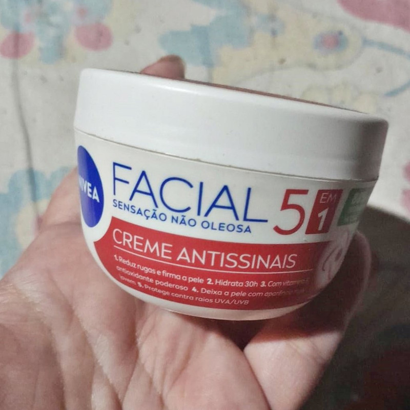 NIVEA Creme Facial Antissinais 100g na Amazon