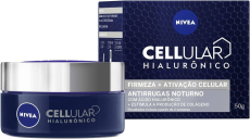 NIVEA Creme Facial Antissinais Cellular Filler Noite 49g – Reduz profundamente as rugas, diminui linhas de expressão e deixa a pele com aparência jovem, com ácido hialurônico na Amazon