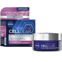 NIVEA Creme Facial Antissinais Cellular Filler Noite 49g na Amazon