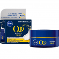 NIVEA Creme Facial Antissinais Noite Q10 Power Plus - Reduz Rugas E Linhas De Expressão - 50g na Amazon