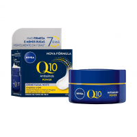 NIVEA Creme Facial Antissinais Noite Q10 Power Plus - Reduz Rugas E Linhas De Expressão - 50g na Amazon