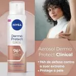 NIVEA Desodorante Antitranspirante Aerossol Derma Protect Clinical 150ml na Amazon