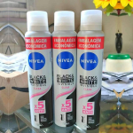 NIVEA Desodorante Antitranspirante Aerossol Invisible Black & White Clear 200ml – Proteção eficaz de 48 horas contra suor e mau odor, elimina 99,9% das bactérias e evita manchas em roupas na Amazon