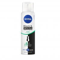 NIVEA Desodorante Antitranspirante Aerossol Invisible Black & White Fresh 150ml na Amazon