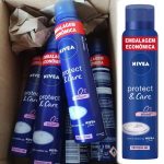 NIVEA Desodorante Antitranspirante Aerossol Protect & Care 200ml na Amazon