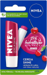 NIVEA Hidratante Labial Cereja Shine 4,8g – Cuidado e proteção para seus lábios por 24h, além de delicioso aroma de cereja e delicado brilho rosa na Amazon
