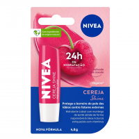NIVEA Hidratante Labial Cereja Shine Hidratação Profunda 4, 8 G, Nivea, Cereja na Amazon