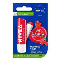 NIVEA Hidratante Labial Morango Shine 4,8g na Amazon