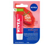 NIVEA Hidratante Labial Morango Shine 4,8g na Amazon