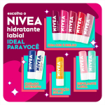 NIVEA Hidratante Labial – Com Manteiga de Karité & Pantenol, hidrata por 12 horas oferecendo proteção e cuidados intensivos aos seus lábios – 4,8g na Amazon