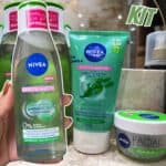 NIVEA Kit Controle Do Brilho: Água Micelar Limpeza Facial 7 Em 1 200Ml + Sabonete Em Gel De Limpeza Facial 150Ml + Gel Hidratante Facial 100G na Amazon