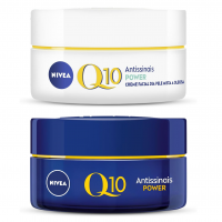 NIVEA KIT Creme Facial Pele Oleosa Q10 Power Dia (50g) + Creme Facial Antissinais Q10 Power Noite (49g), Kit Antissinais na Amazon