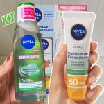 NIVEA KIT SUN FACIAL BEAUTY OLEOSIDADE FPS60 50ML + ÁGUA MICELAR EFEITO MATTE 200ML na Amazon