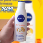 NIVEA Loção Hidratante Firmador Q10 + Vitamina C Todos os Tipos de Pele 200ml – Sua pele com mais firmeza e mais elasticidade em 10 dias, ainda hidratada e cheia de brilho, livre de flacidez na Amazon