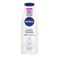 NIVEA Loção Hidratante Lotion Express 48h Hidratação Profunda 200ml na Amazon
