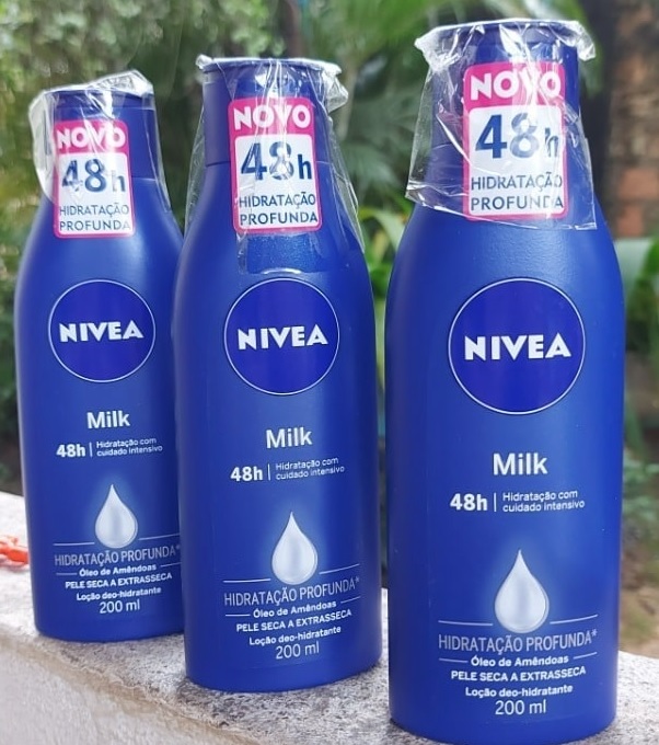NIVEA Loção Hidratante Milk Pele seca a extrasseca 200ml na Amazon