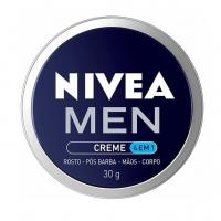 NIVEA MEN Creme Masculino 4 Em 1 - Hidratação Intensa, Evita Ressecamento 30g na Amazon