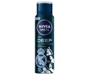 NIVEA MEN Desodorante 150ml Antitranspirante Aerossol Masculino Deep Original na Amazon