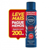 NIVEA MEN Desodorante Antitranspirante Aerossol Dry Impact 200ml na Amazon