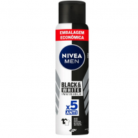 NIVEA MEN Desodorante Antitranspirante Aerossol Invisible Black & White 200ml na Amazon