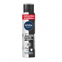 NIVEA MEN Desodorante Masculino Antitranspirante Aerossol Black & White Invisible Original 200ml na Amazon