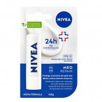 NIVEA Protetor Labial Med Repair FPS15 4,8g na Amazon