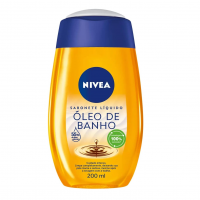 NIVEA Sabonete Líquido Óleo De Banho 200ml na Amazon