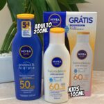 NIVEA SUN Kit Protetor Solar Protect & Hidrata FPS50 200ml + Protetor Solar Kids Sensitive FPS60 100ml, Nivea na Amazon