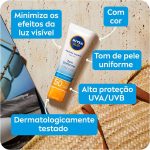 NIVEA SUN Protetor Solar Facial Beauty Expert Com Cor FPS 50 50g na Amazon