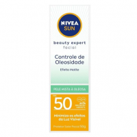 NIVEA SUN Protetor Solar Facial Beauty Expert Controle De Oleosidade FPS 60 50g na Amazon