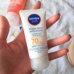 NIVEA SUN Protetor Solar Facial Toque Seco Antissinais FPS 70 40ml na Amazon
