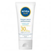 NIVEA SUN Protetor Solar Facial Toque Seco Antissinais FPS30 40ml na Amazon