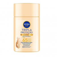 NIVEA SUN Protetor Solar Fluido Facial Tripla Proteção Antissinais FPS 65 40ml na Amazon
