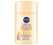NIVEA SUN Protetor Solar Fluido Facial Tripla Proteção Antissinais FPS 65 40ml na Amazon