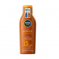 NIVEA SUN Protetor Solar Protect & Bronze FPS15 200ml na Amazon