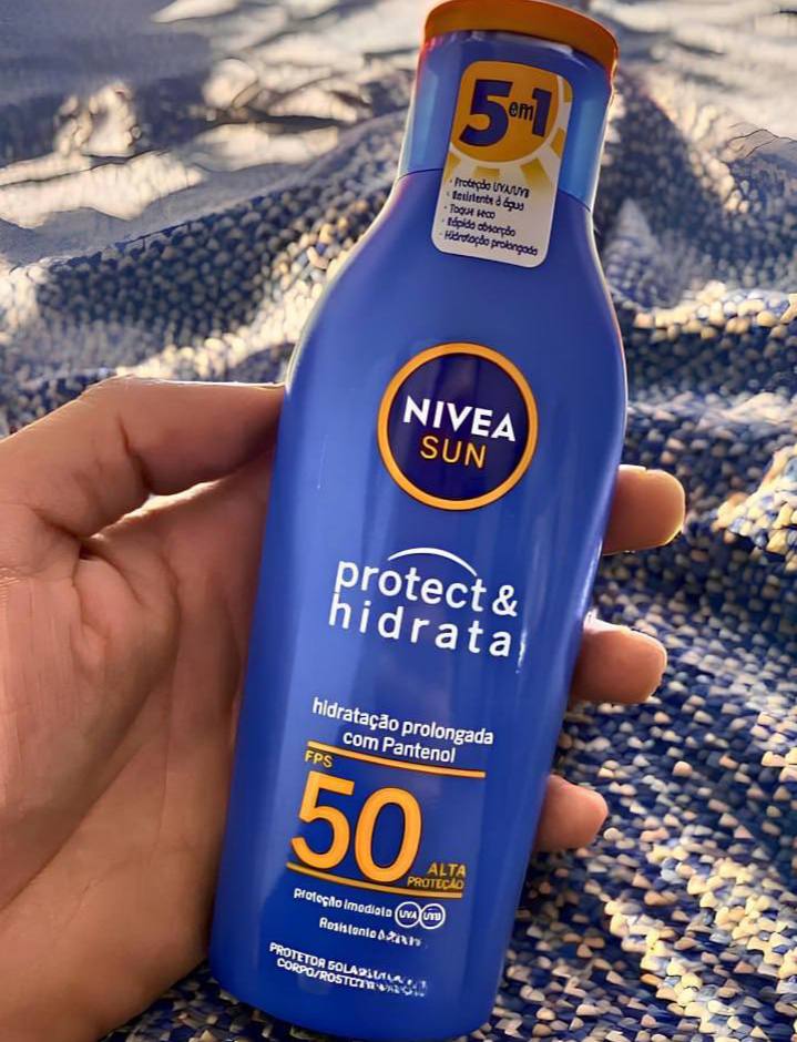 NIVEA SUN Protetor Solar Protect & Hidrata FPS 50 125ml na Amazon