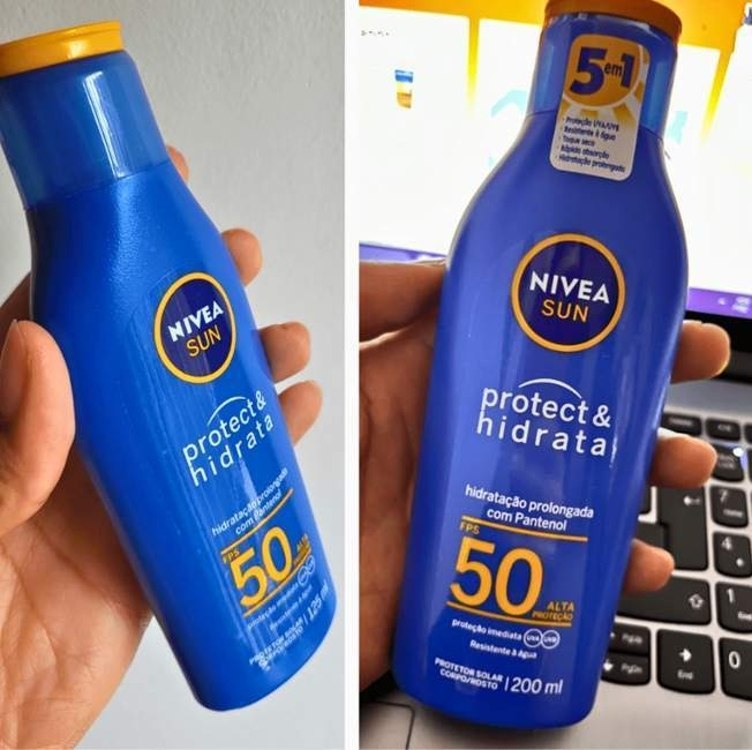 NIVEA SUN Protetor Solar Protect & Hidrata FPS 50 200ml na Amazon
