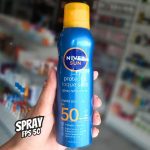 NIVEA SUN Protetor Solar Spray Protect & Toque Seco FPS 50 200ml – FPS 50 na Amazon
